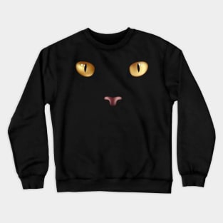 cat eyes Crewneck Sweatshirt